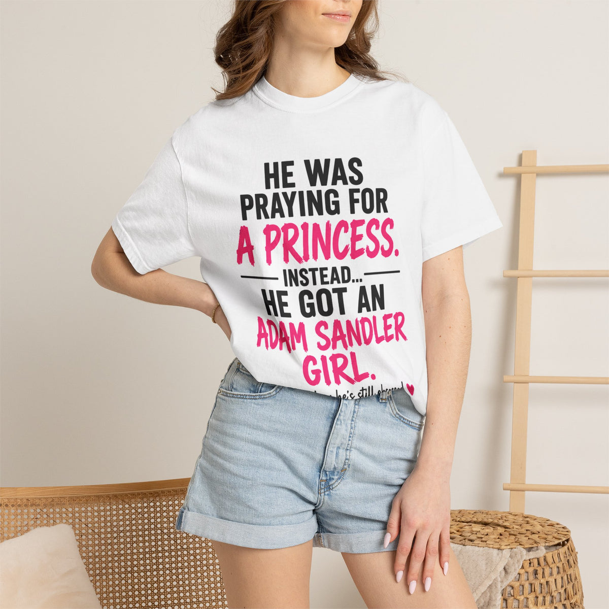 Adam Sandler Girl Shirt | Funny Comfort Colors® Graphic Tee