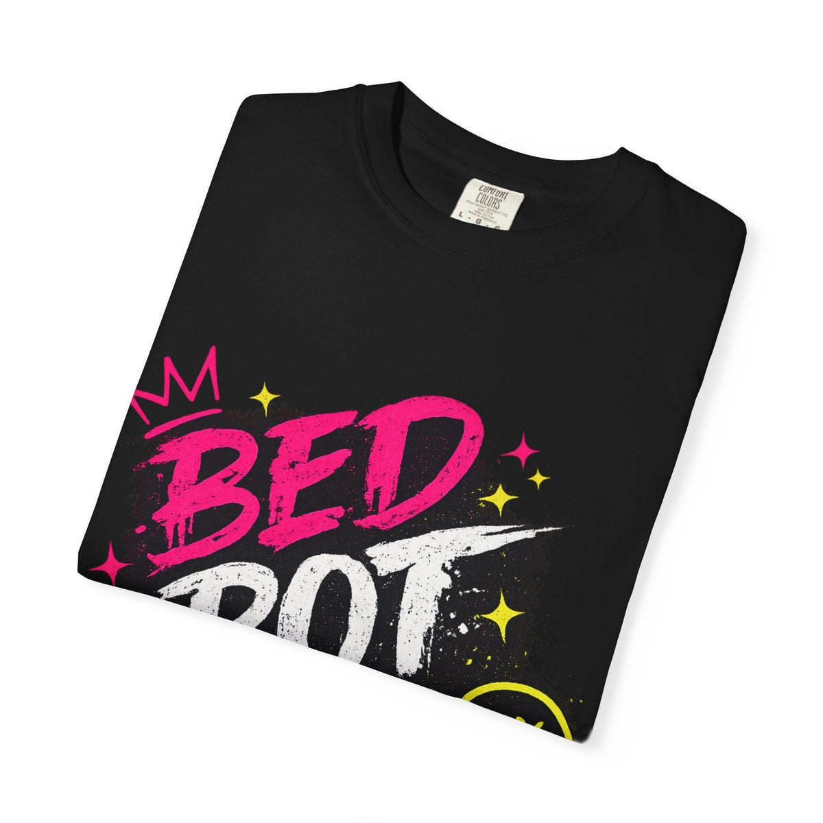 Bed Rot Club Comfort Colors tee lifestyle detail