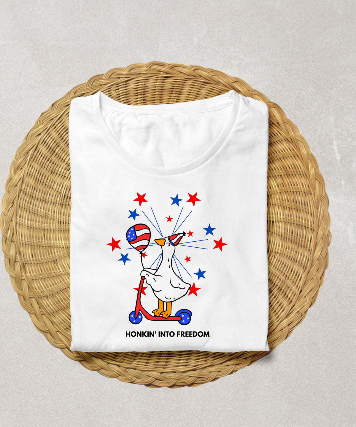 Honor Your Freedom™ | Patriotic Goose Graphic Tee