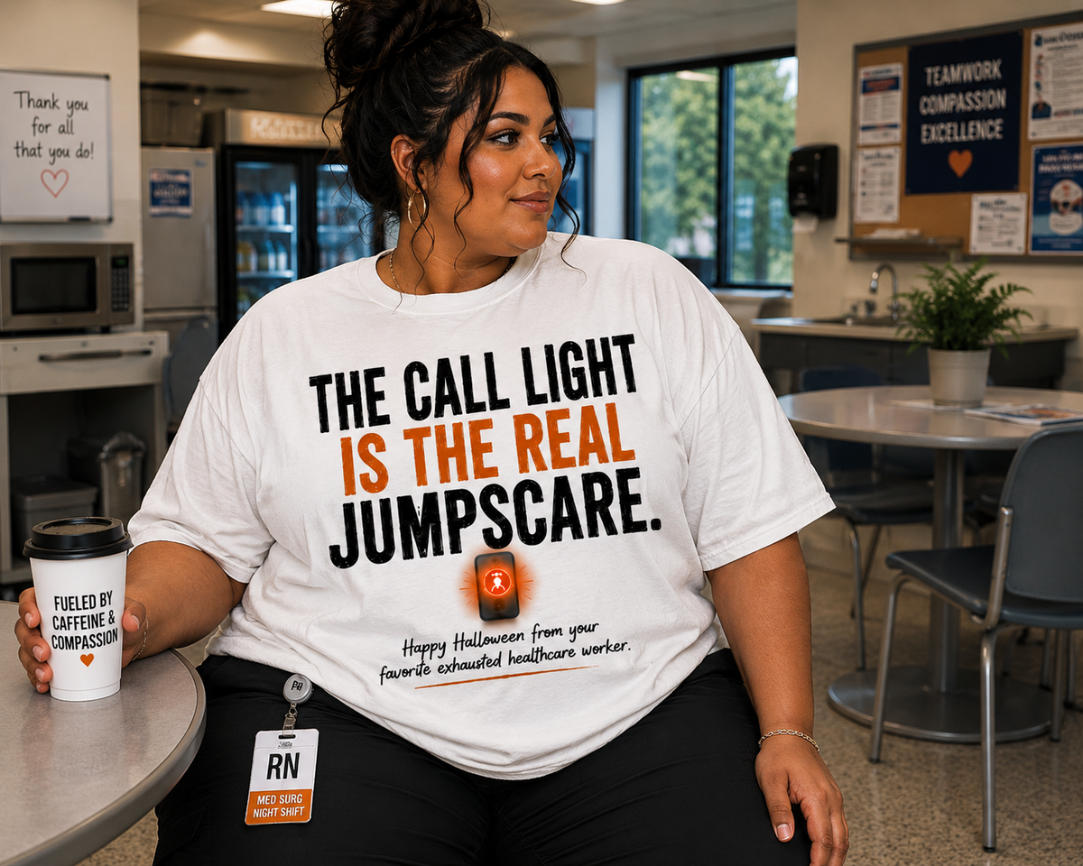 The Call Light™ Halloween Nurse Tee