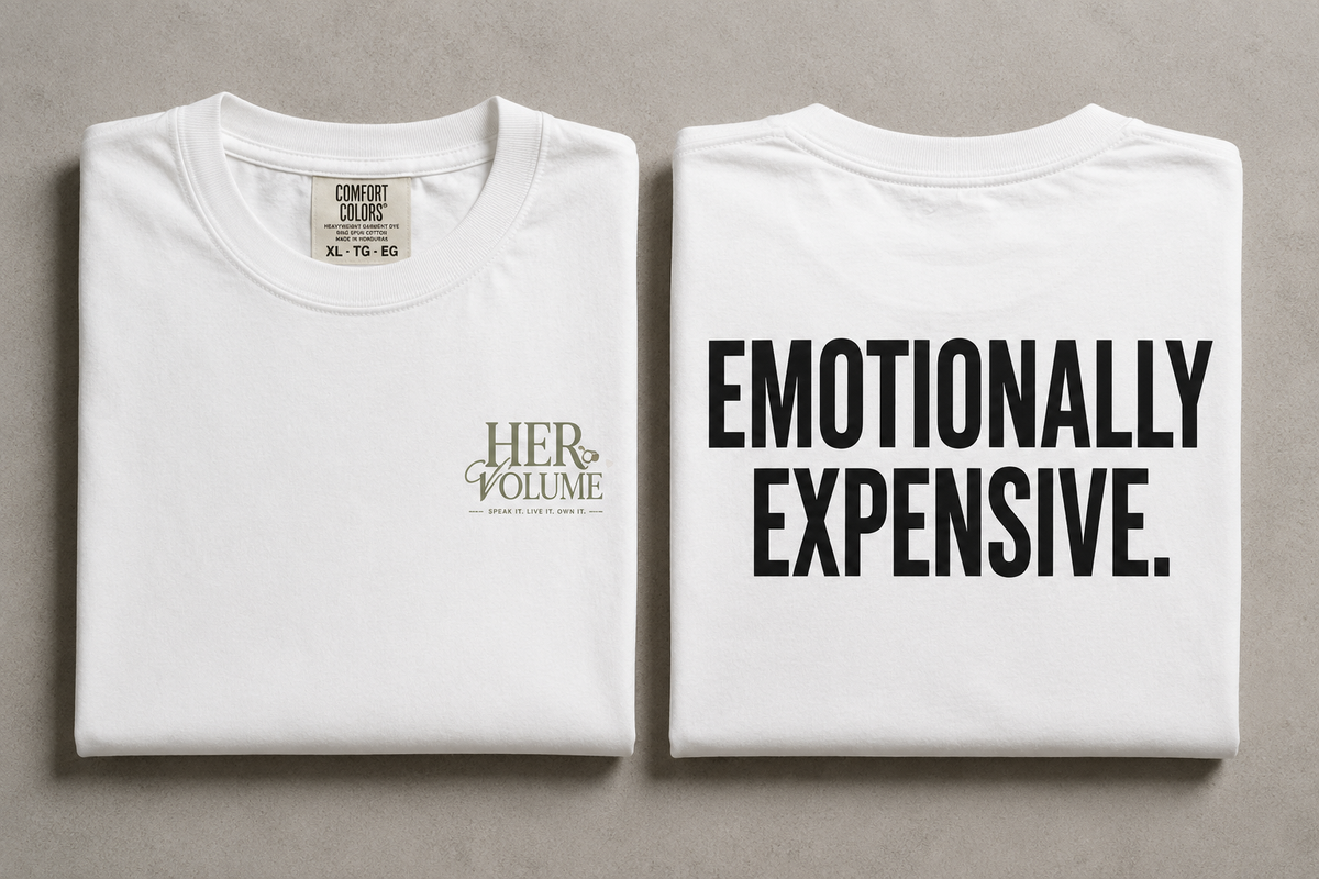 EMOTIONALLY EXPENSIVE™ Oversized Tee | Viral Graphic Shirt | Luxury Streetwear