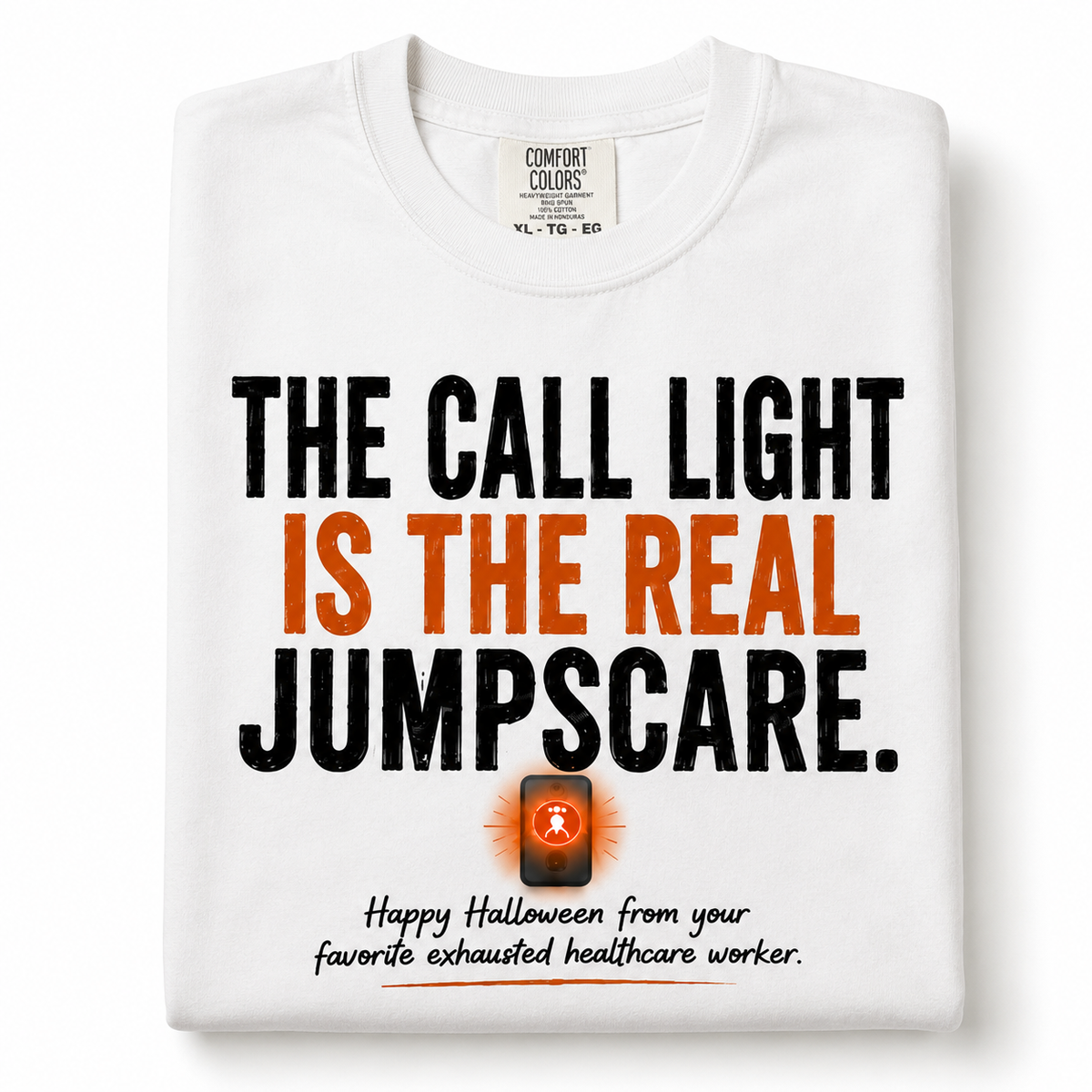 The Call Light™ Halloween Nurse Tee